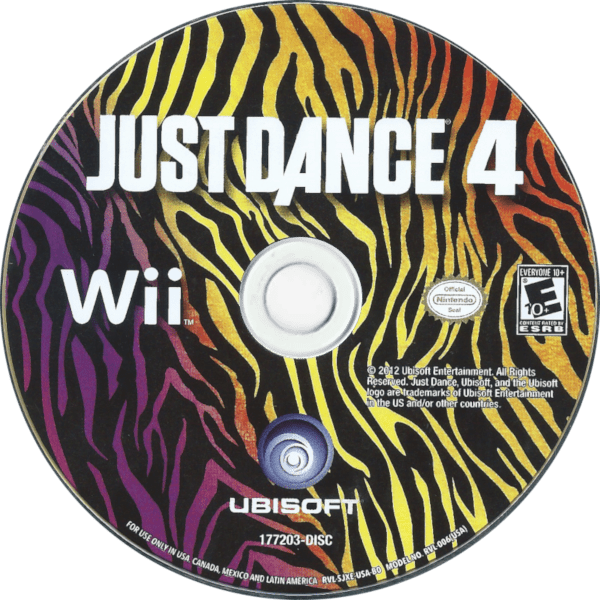 Lot 4 Just Dance, 2, 3 & 4 (Nintendo Wii) Ubisoft Fitness Lot 4 Just Dance, 2, 3 & 4 (Nintendo Wii) Ubisoft Fitness