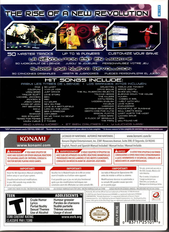 Karaoke Revolution - Wii - Retro Island Gaming