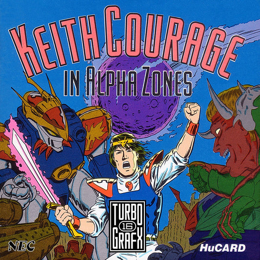 Keith Courage in Alpha Zones - TurboGrafx - 16 - Retro Island Gaming