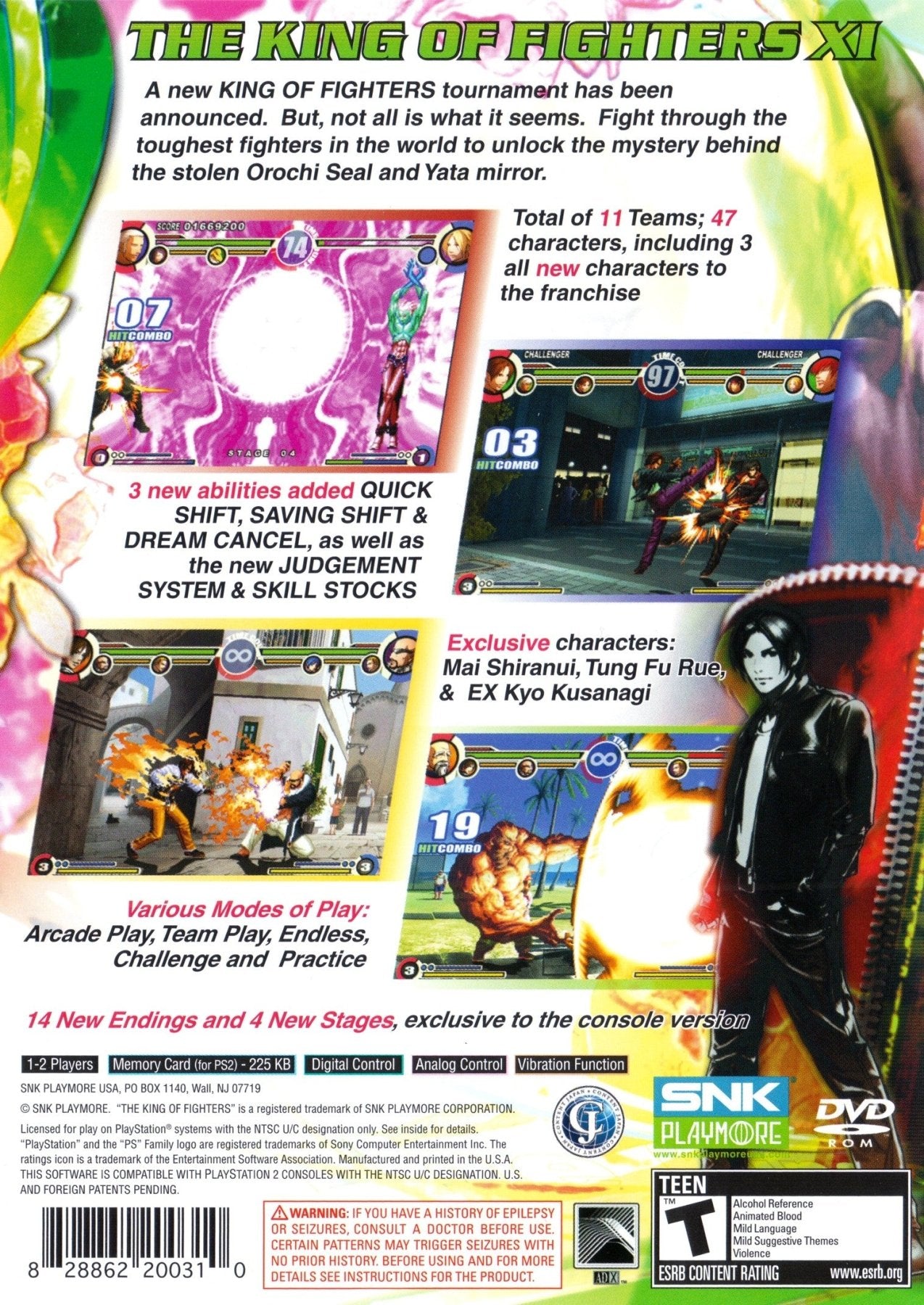 King of Fighters XI - Playstation 2 - Retro Island Gaming