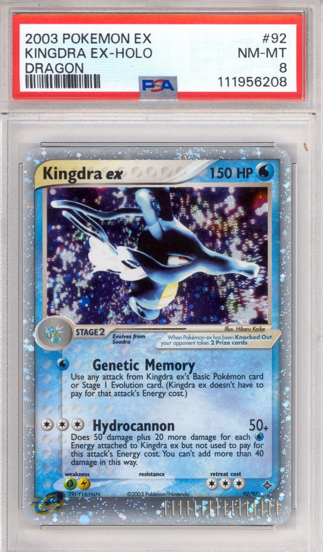 Kingdra EX 92 - Pokemon Dragon - Retro Island Gaming