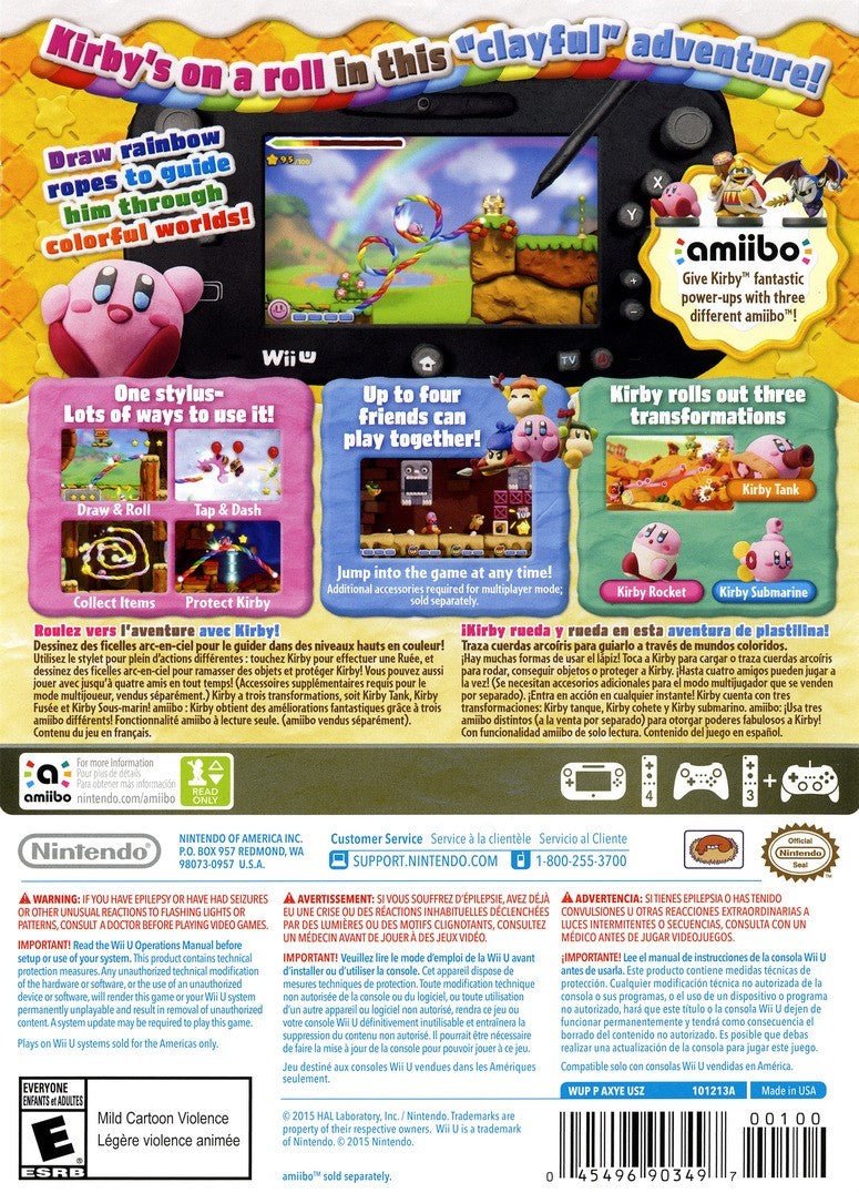 Kirby and the Rainbow Curse - Wii U - Retro Island Gaming