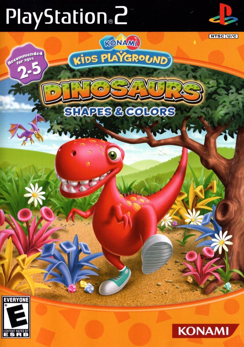 Konami Kids Playground: Dinosaur Shapes and Colors - Playstation 2 - Retro Island Gaming