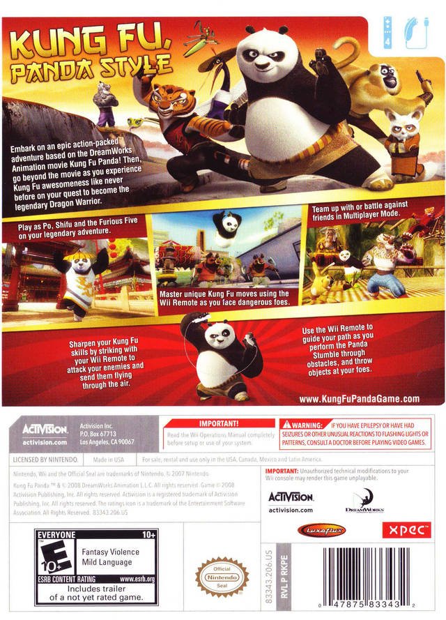 Kung Fu Panda - Wii - Retro Island Gaming