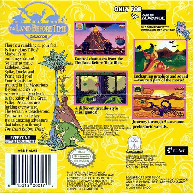 Land Before Time Collection - GameBoy Advance - Retro Island Gaming