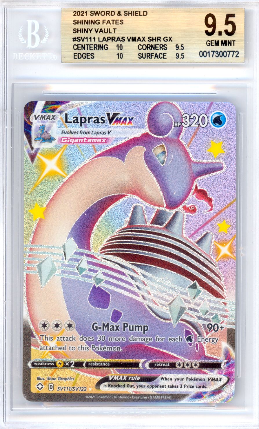 Lapras VMAX 