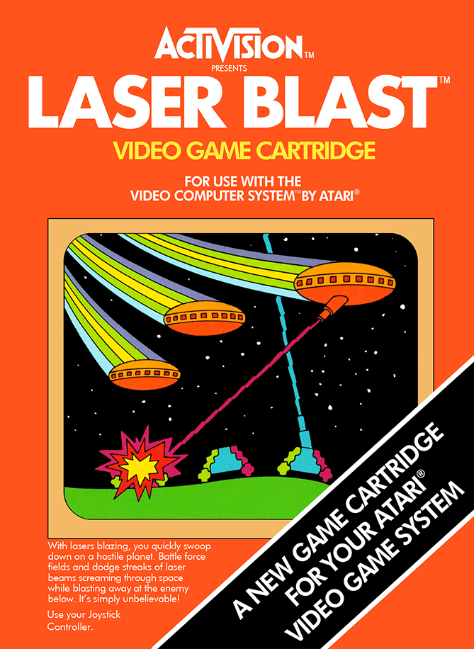 Laser Blast - Atari 2600 - Retro Island Gaming