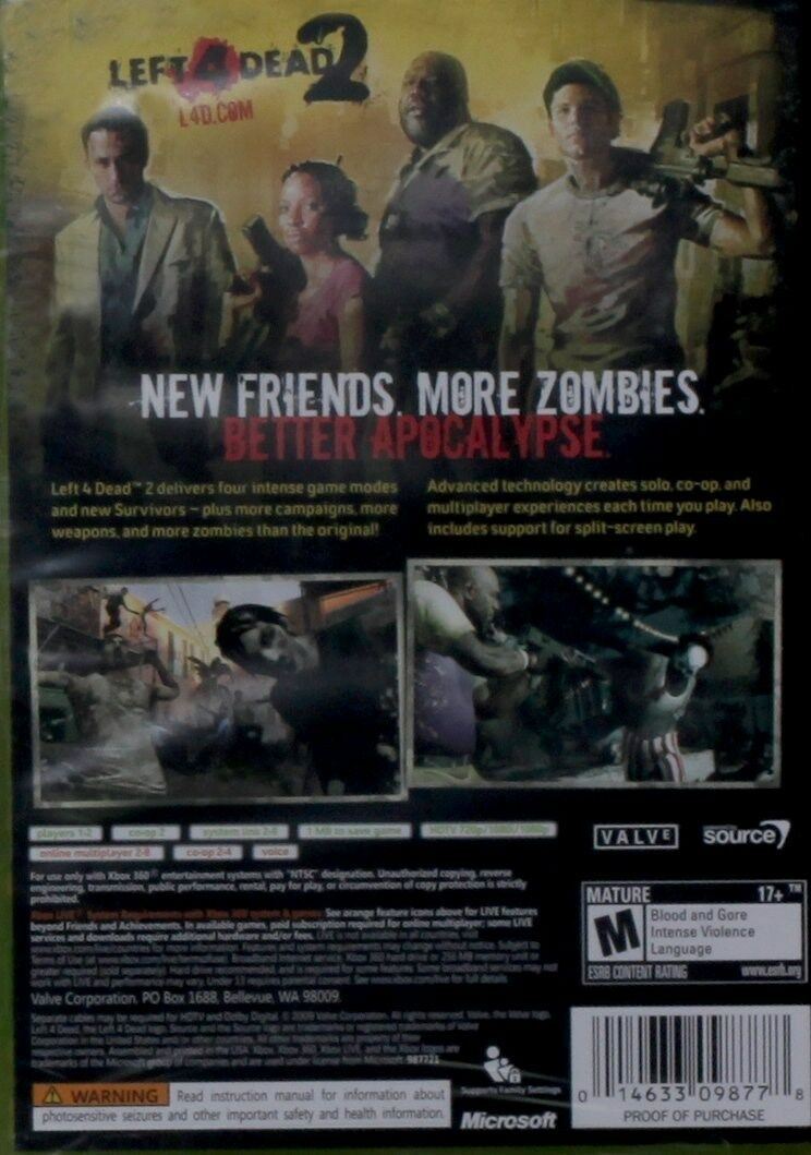 Left 4 Dead 2 [Platinum Hits] - Xbox 360 - Retro Island Gaming