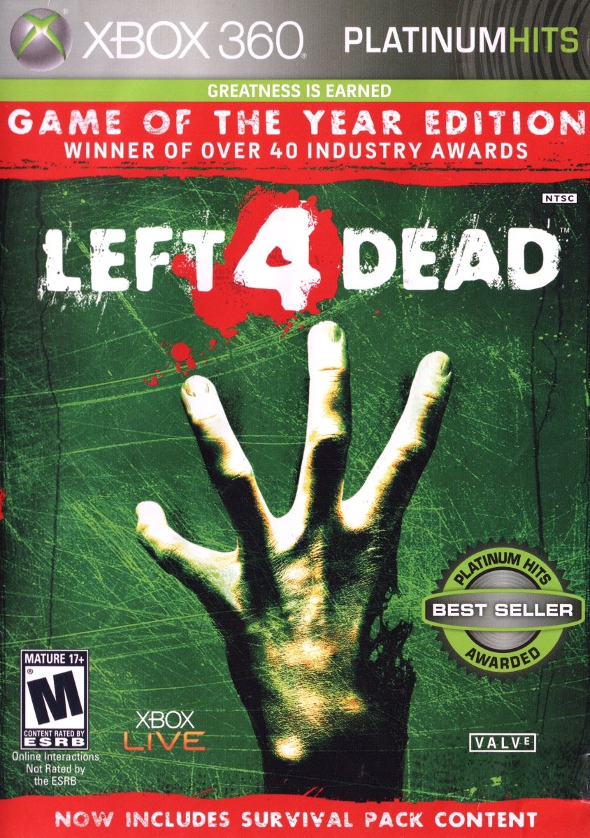 Left 4 Dead [Game of the Year Platinum Hits] - Xbox 360 - Retro Island Gaming