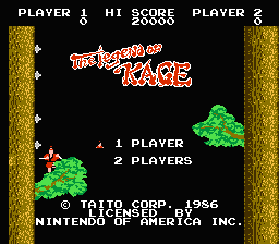 Legend of Kage [5 Screw] - NES - Retro Island Gaming
