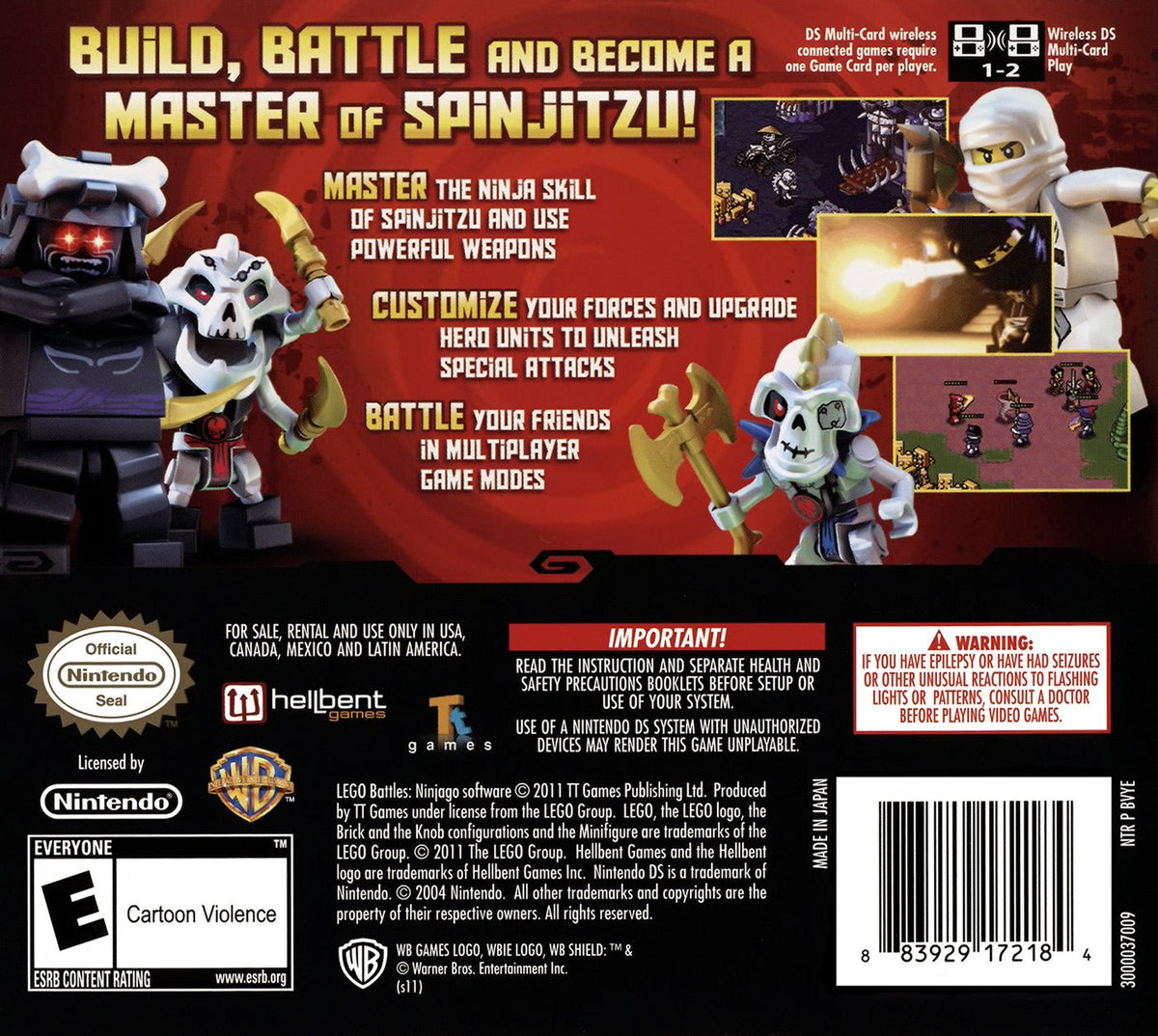 LEGO Battles: Ninjago - Nintendo DS - Retro Island Gaming