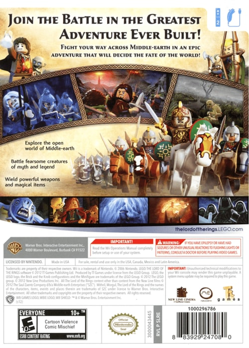LEGO Lord Of The Rings - Wii - Retro Island Gaming