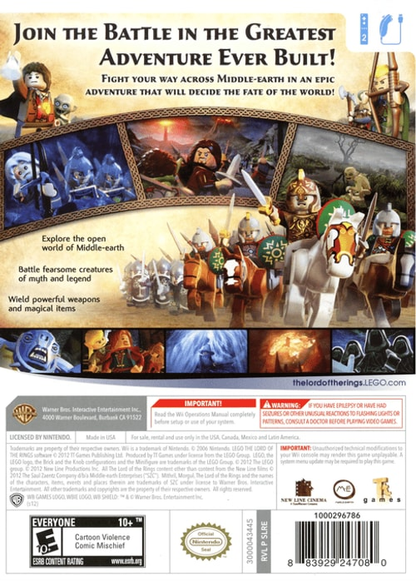 LEGO Lord Of The Rings - Wii - Retro Island Gaming