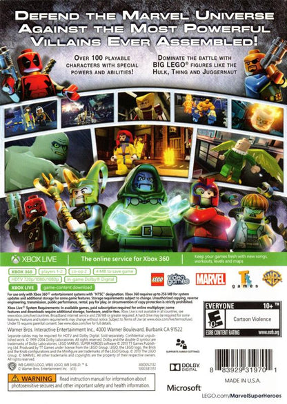 LEGO Marvel Super Heroes - Xbox 360 - Retro Island Gaming