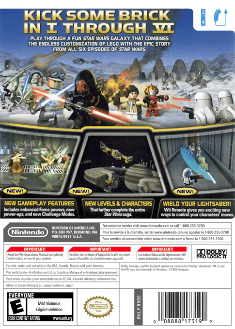 The Complete Saga Lego Star Wars Game Release LEGO Star Wars