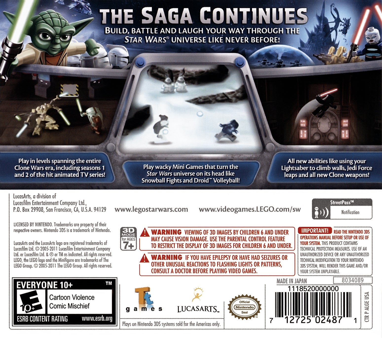 LEGO Star Wars III: The Clone Wars - Nintendo 3DS - Retro Island Gaming