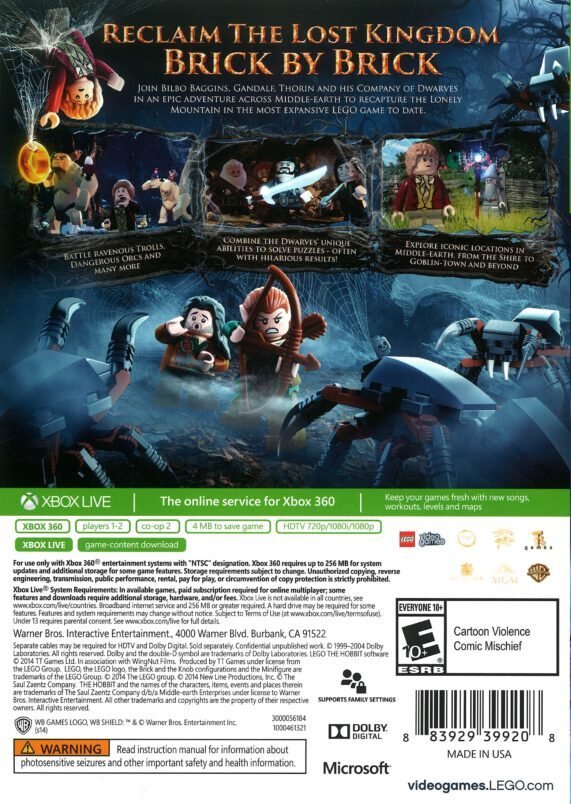 LEGO The Hobbit - Xbox 360 - Retro Island Gaming