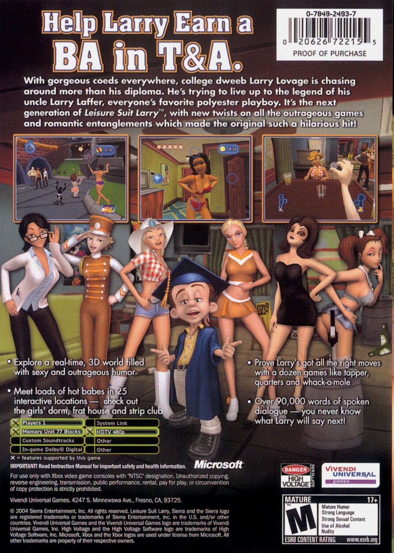 Leisure Suit Larry Magna Cum Laude - Xbox - Retro Island Gaming
