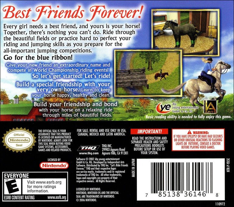 Let's Ride Friends Forever - Nintendo DS - Retro Island Gaming