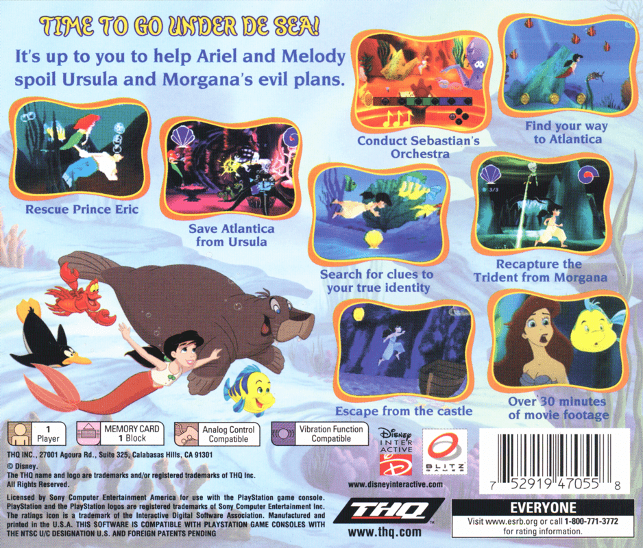 Little Mermaid II - Playstation - Retro Island Gaming