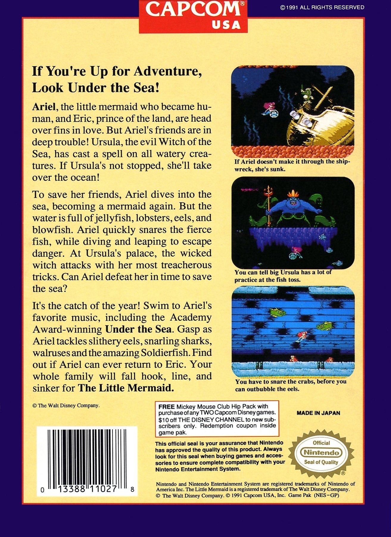 Little Mermaid - NES - Retro Island Gaming