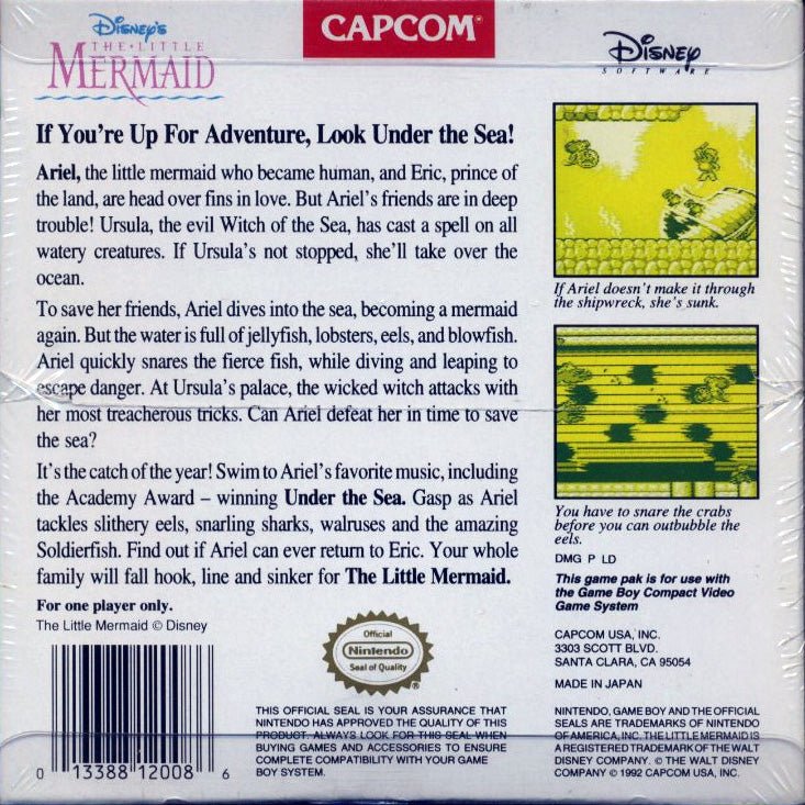 Little Mermaid [Player's Choice] - GameBoy - Retro Island Gaming