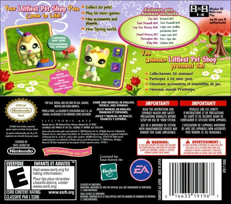 Littlest Pet Shop Spring - Nintendo DS - Retro Island Gaming