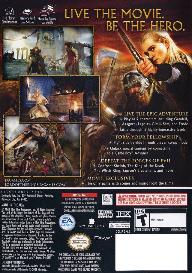 Lord of the Rings Return of the King - Gamecube - Retro Island Gaming