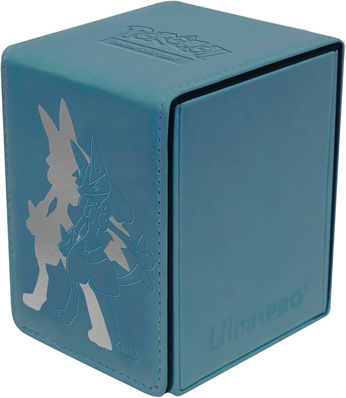 Lucario Alcove Flip Deck Box for Pokémon - Ultra PRO - Retro Island Gaming