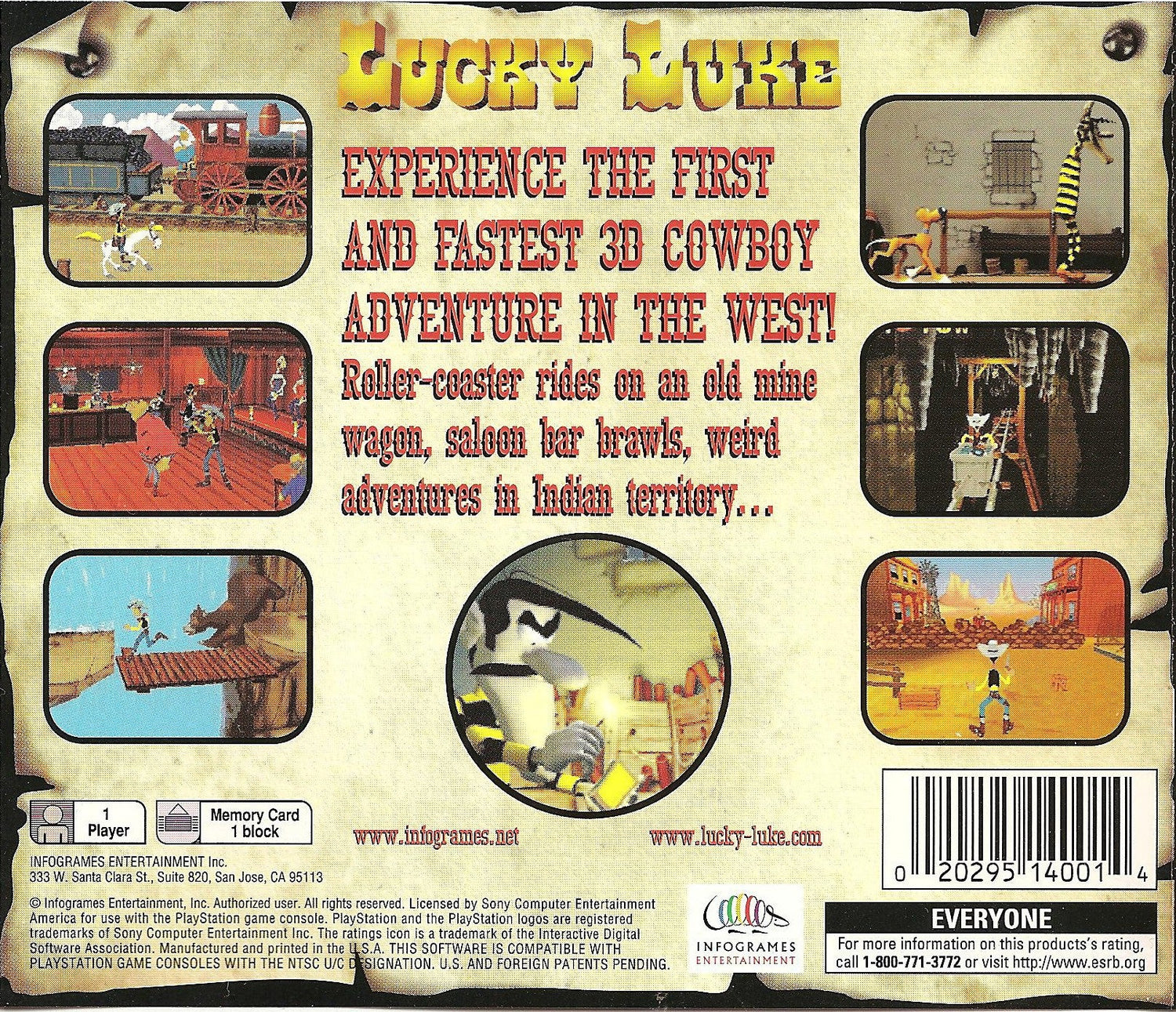 Lucky Luke - Playstation - Retro Island Gaming
