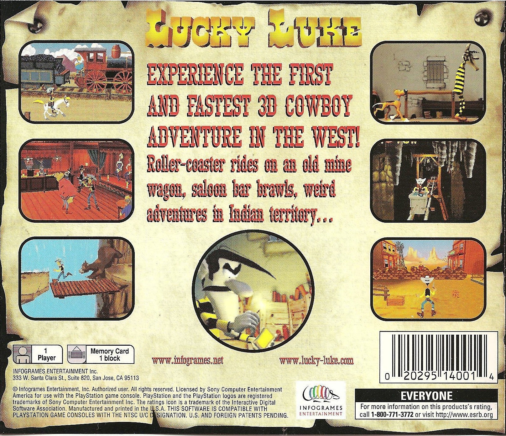 Lucky Luke - Playstation - Retro Island Gaming