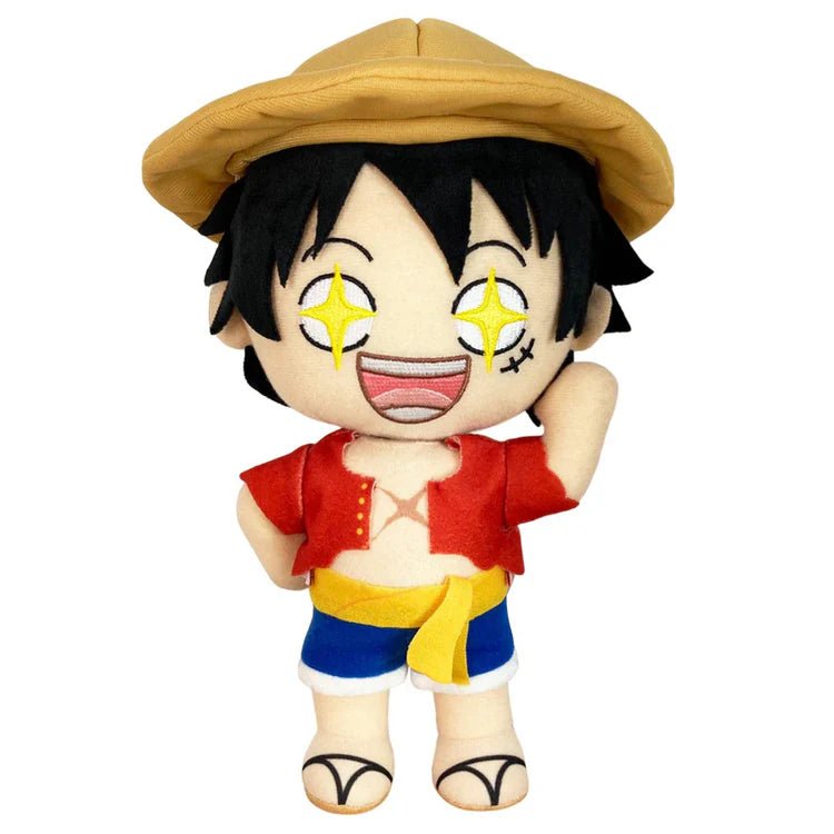 Luffy Change Face 8" Plush - Great Eastern Entertainment - Retro Island Gaming