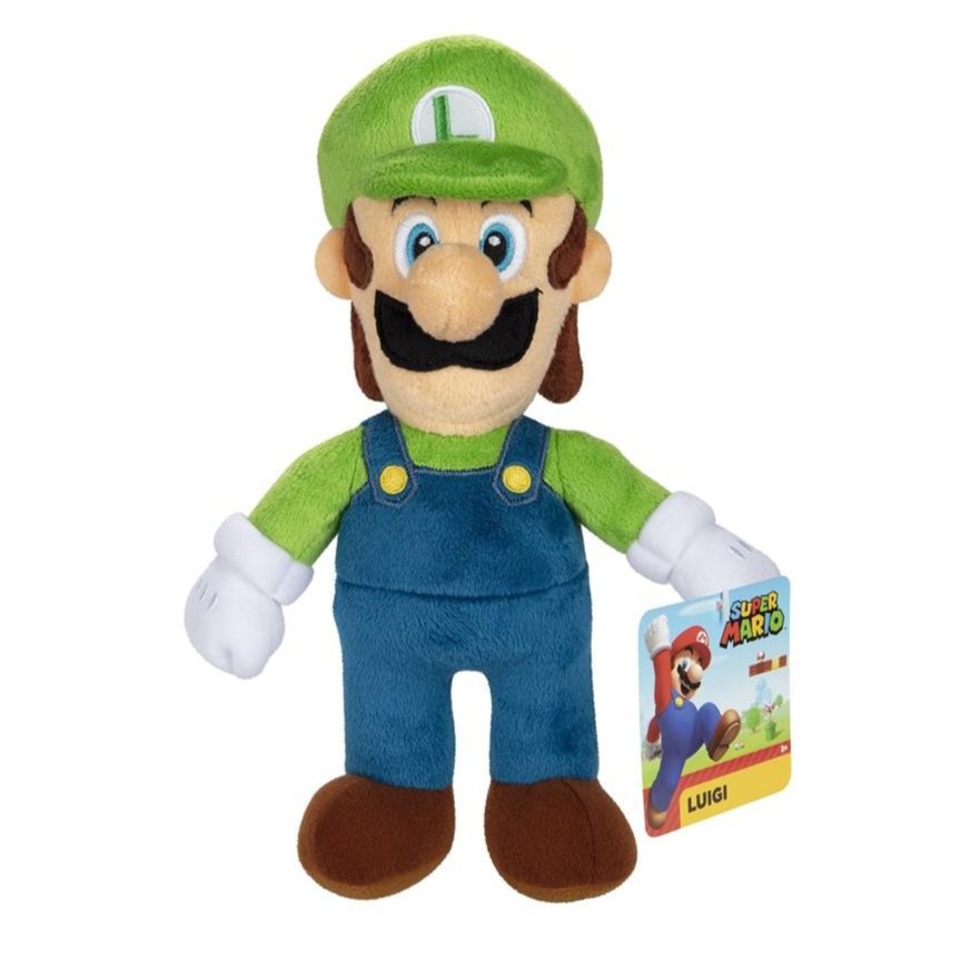 Luigi 9" Plush - Retro Island Gaming