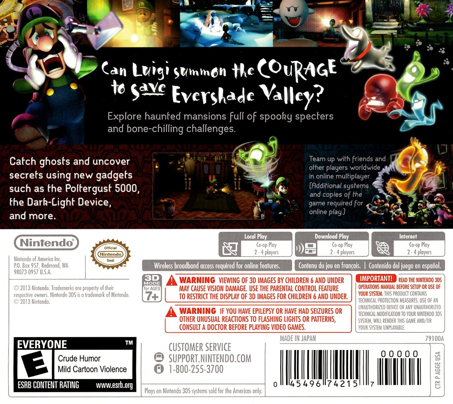 Luigi's Mansion: Dark Moon [Nintendo Selects] - Nintendo 3DS - Retro Island Gaming