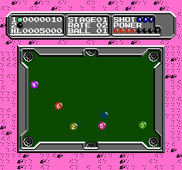 Lunar Pool [5 Screw] - NES - Retro Island Gaming