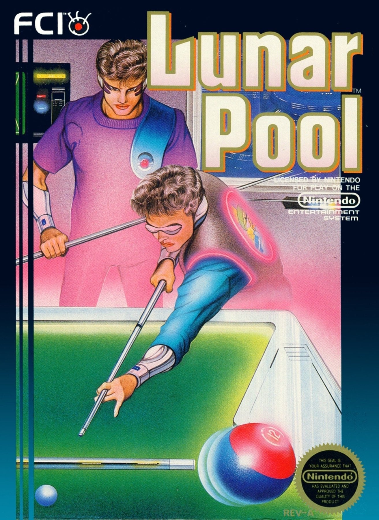 Lunar Pool [5 Screw] - NES - Retro Island Gaming