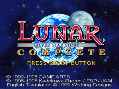 Lunar Silver Star Story Complete - Playstation - Retro Island Gaming