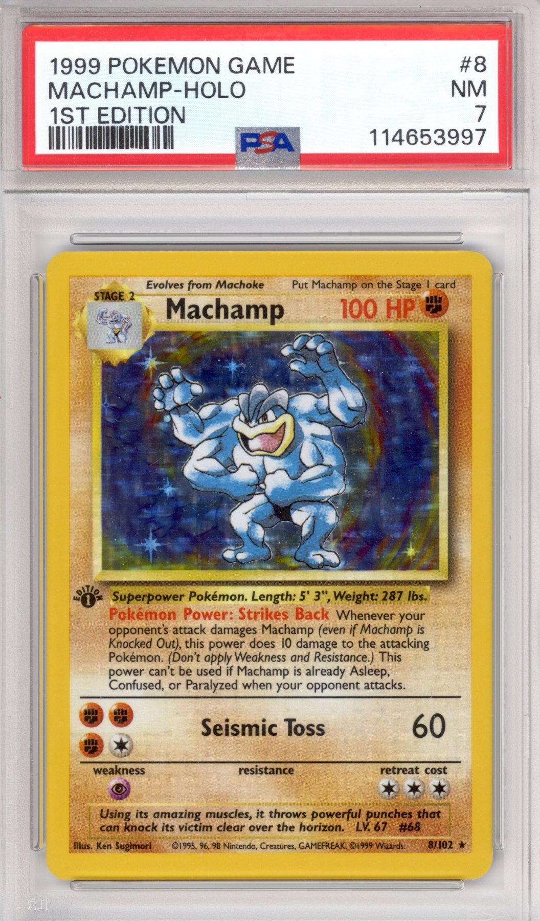Machamp [1st Edition] 8 - Pokemon Base Set - Retro Island Gaming