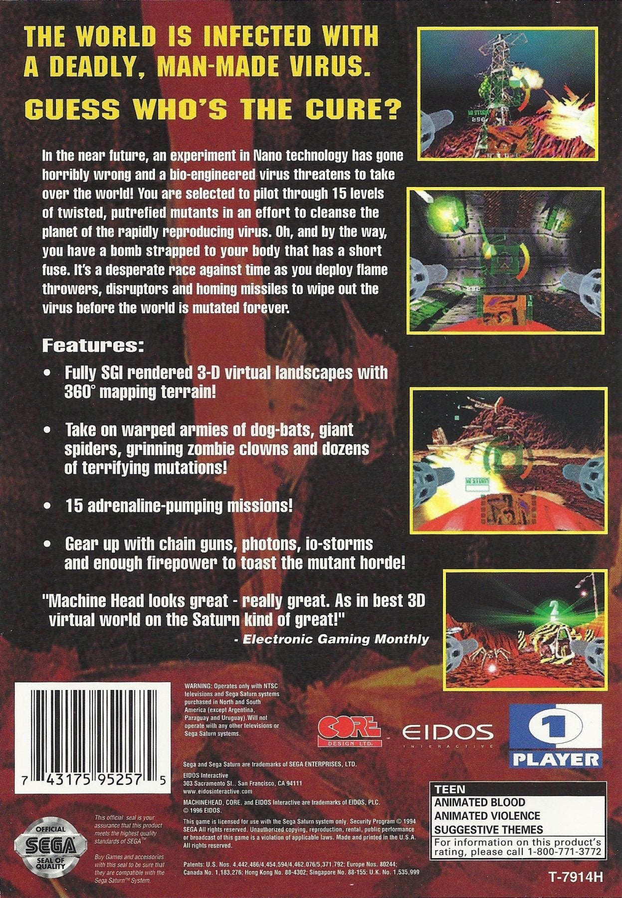 Machine Head - Sega Saturn - Retro Island Gaming