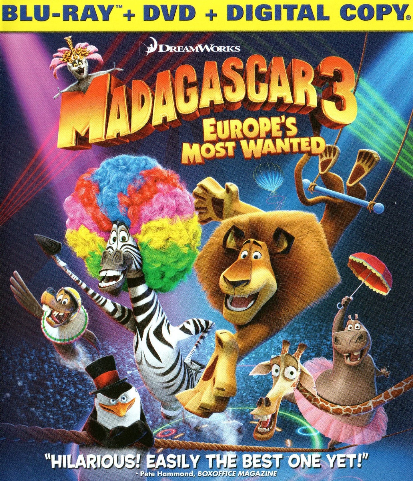 Madagascar 3: Europe's Most Wanted (Blu - ray/DVD Combo + Digital Copy) - Blu - ray - Retro Island Gaming