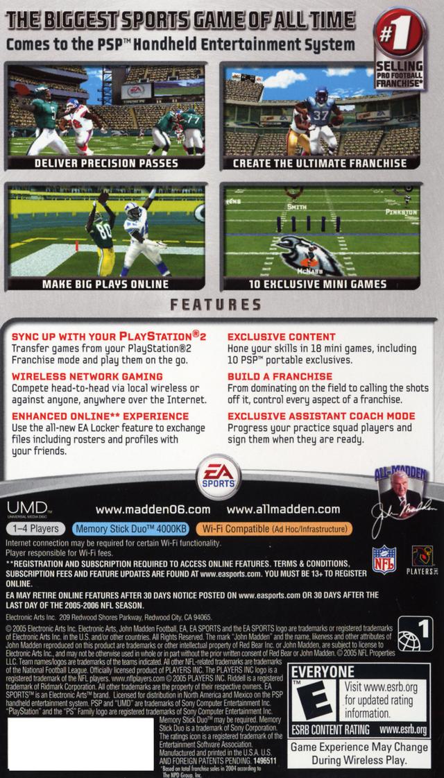 Madden 2006 - PSP - Retro Island Gaming