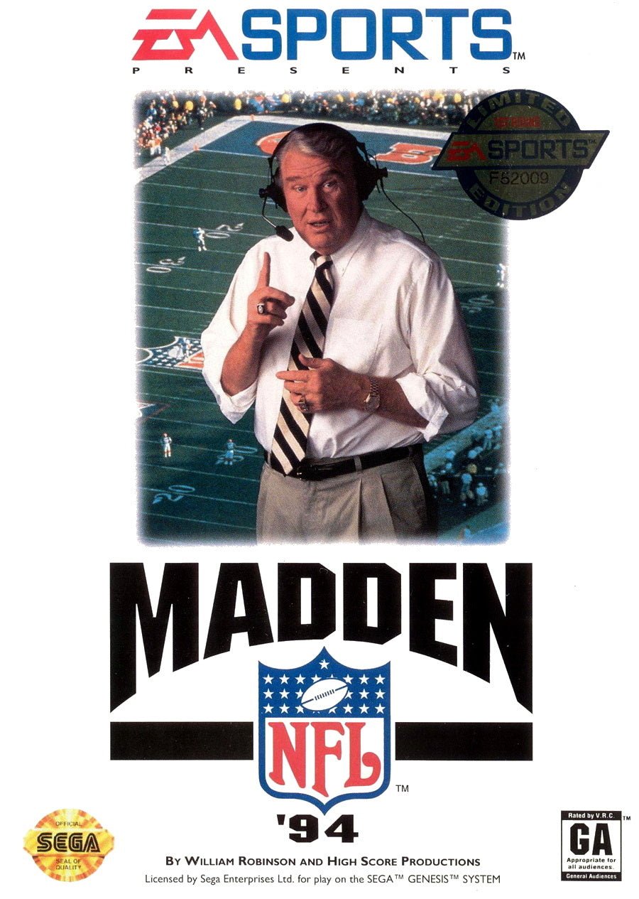 Madden NFL '94 - Sega Genesis - Retro Island Gaming