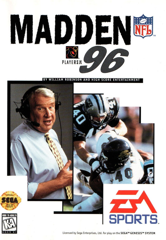 Madden NFL 96 - Sega Genesis - Retro Island Gaming