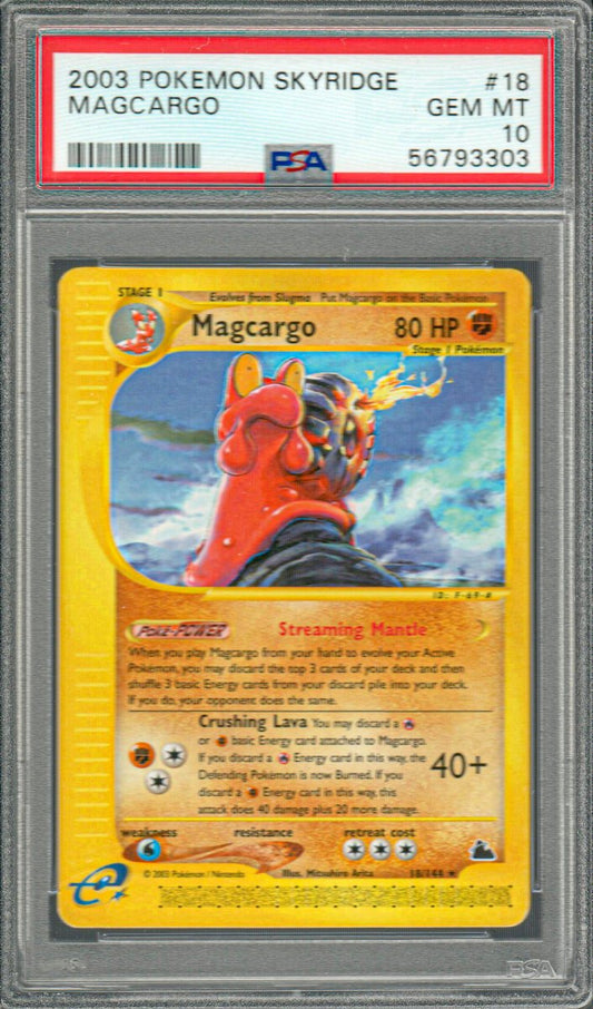 Magcargo #18 - Pokemon Skyridge - Retro Island Gaming