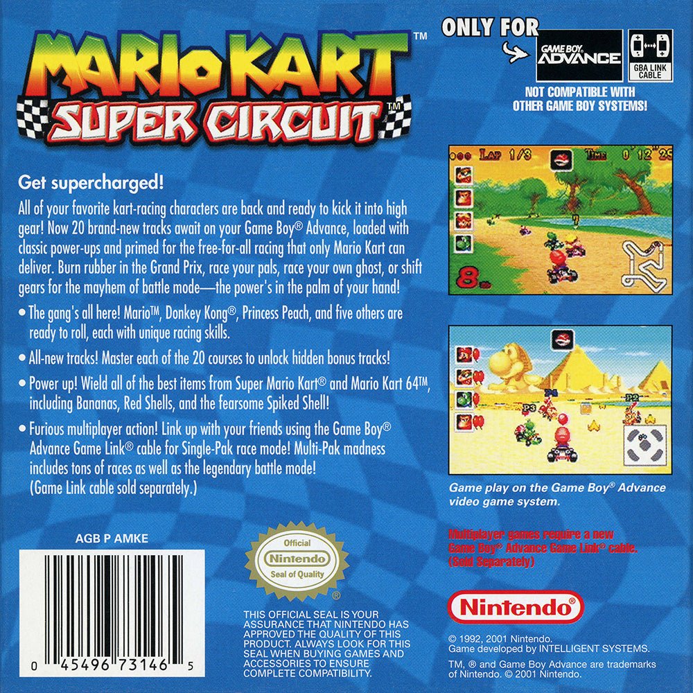 Mario Kart Super Circuit - GameBoy Advance - Retro Island Gaming