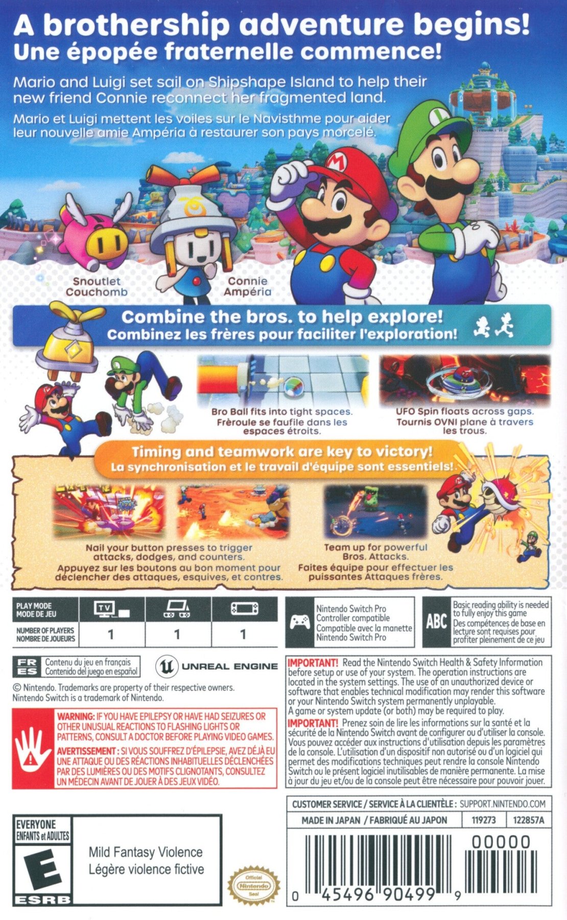 Mario & Luigi: Brothership - Nintendo Switch - Retro Island Gaming