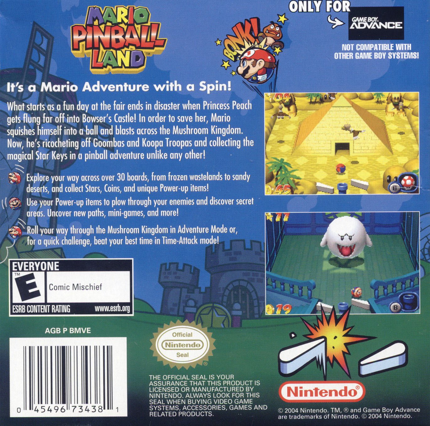 Mario Pinball Land - GameBoy Advance - Retro Island Gaming