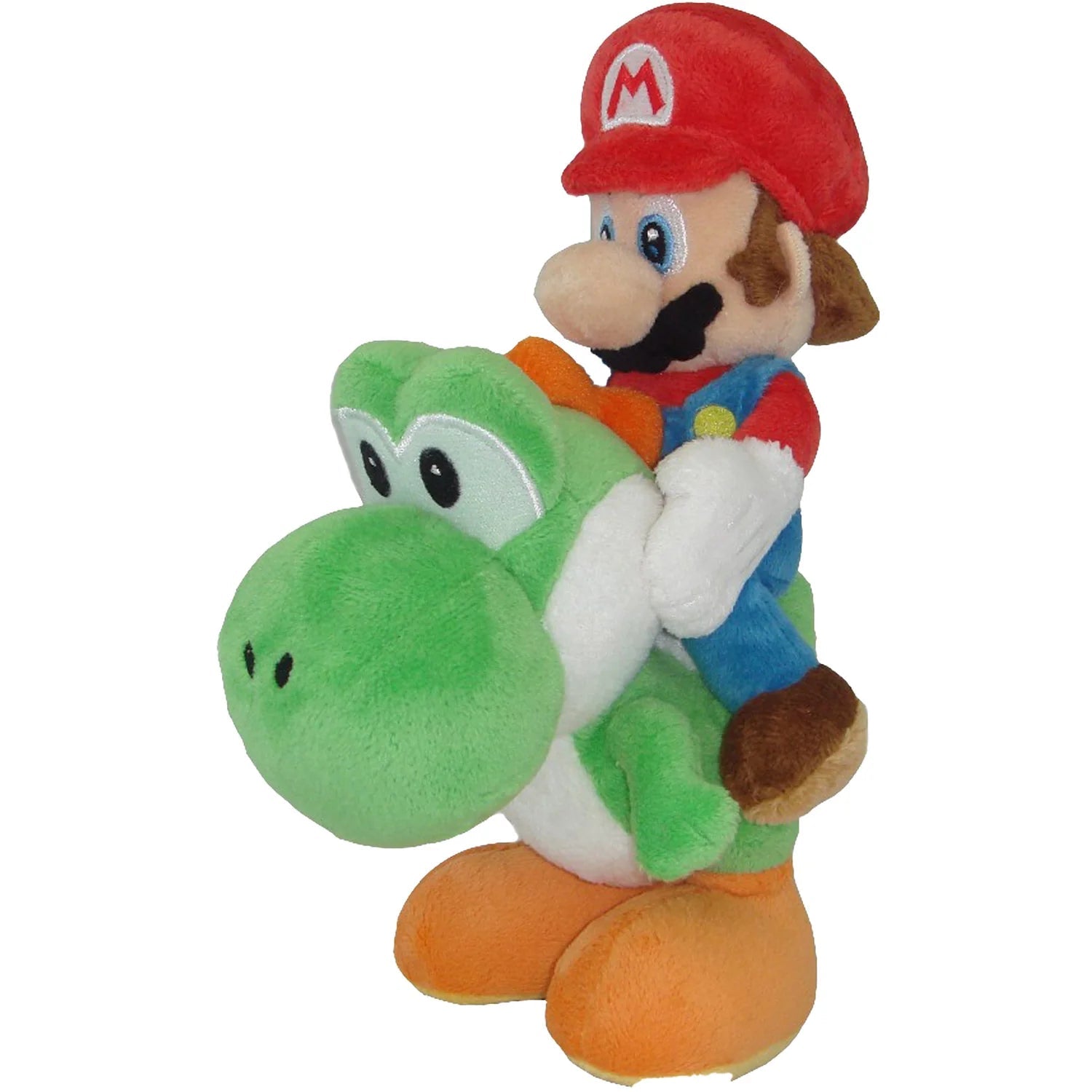 Mario Riding Yoshi 8" Plush - Little Buddy - Retro Island Gaming
