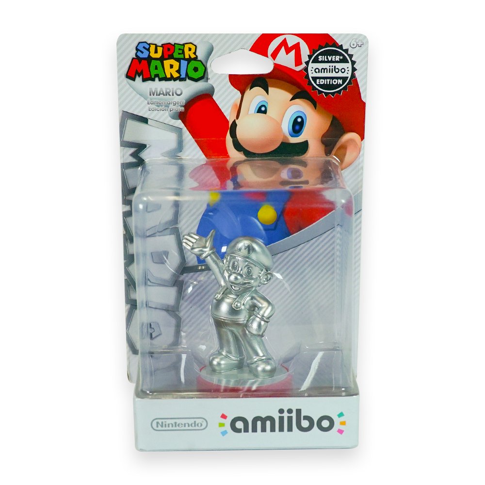 Mario - Silver Edition - Super Mario Series Amiibo - Retro Island Gaming