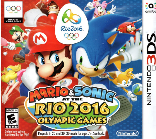 Mario & Sonic at the Rio 2016 Olympic Games - Nintendo 3DS - Retro Island Gaming